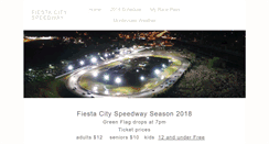 Desktop Screenshot of fiestacityspeedway.com